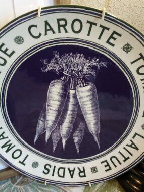 RARE Certified International Tina Higgins French Market Dinner Plates — Set of 4